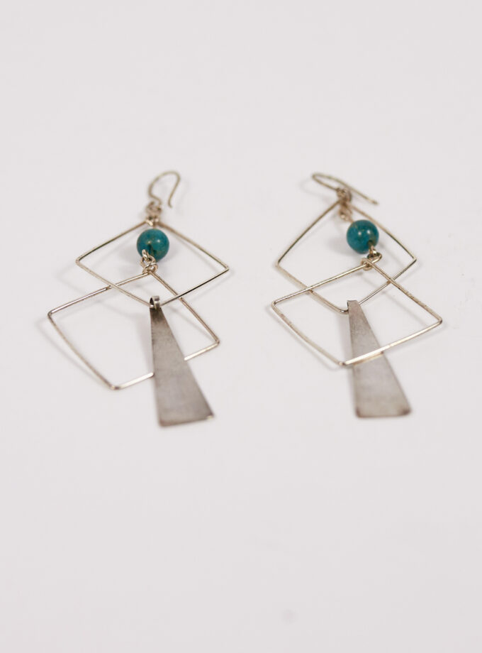 Pendientes mandala amazonita