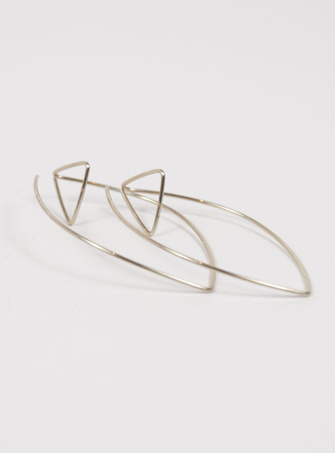 Pendientes minimalistas "ovalados"