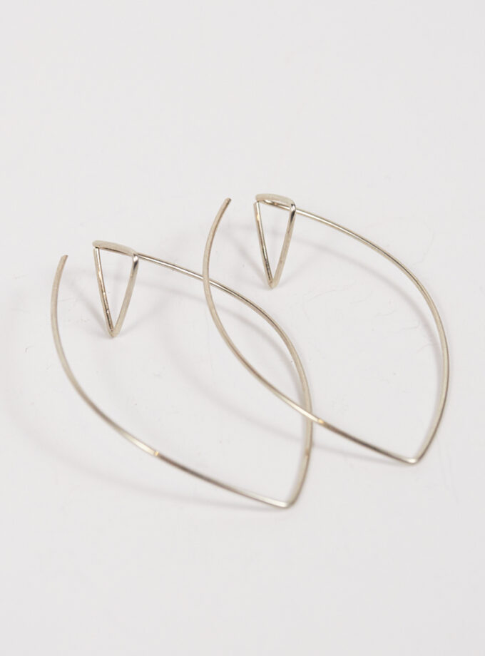 Pendientes minimalistas "ovalados"