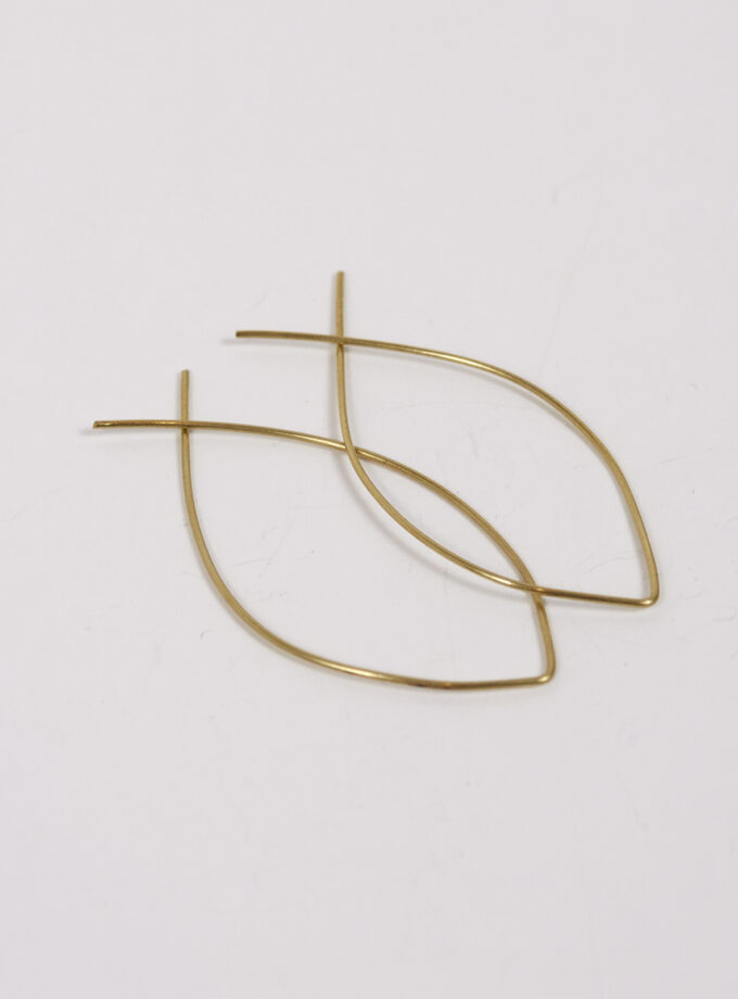 Pendientes minimalistas "piscis"