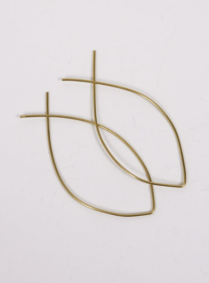 Pendientes minimalistas "piscis"