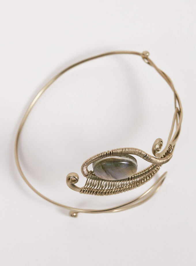 Pulsera de brazo labradorita