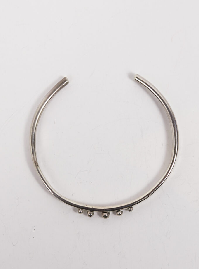 Pulsera plata 5 bolas