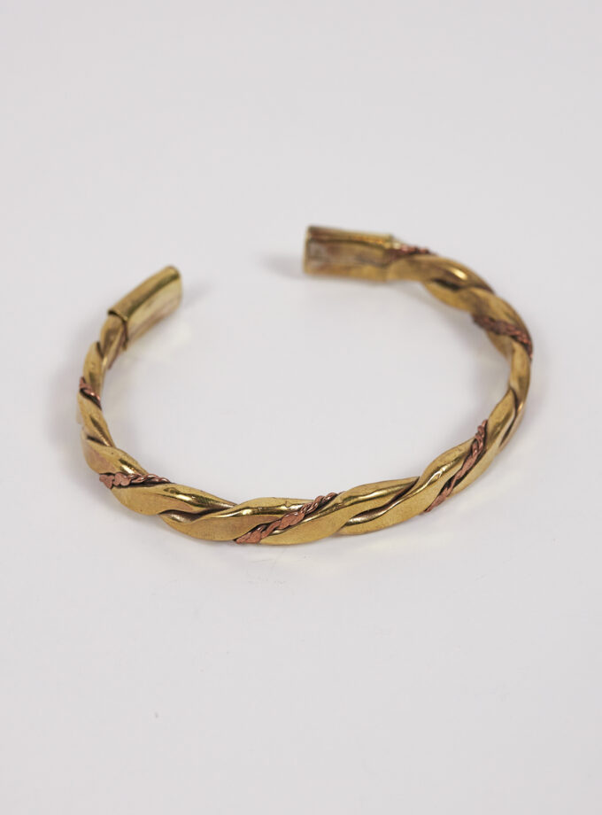 Pulsera vikinga latón y cobre